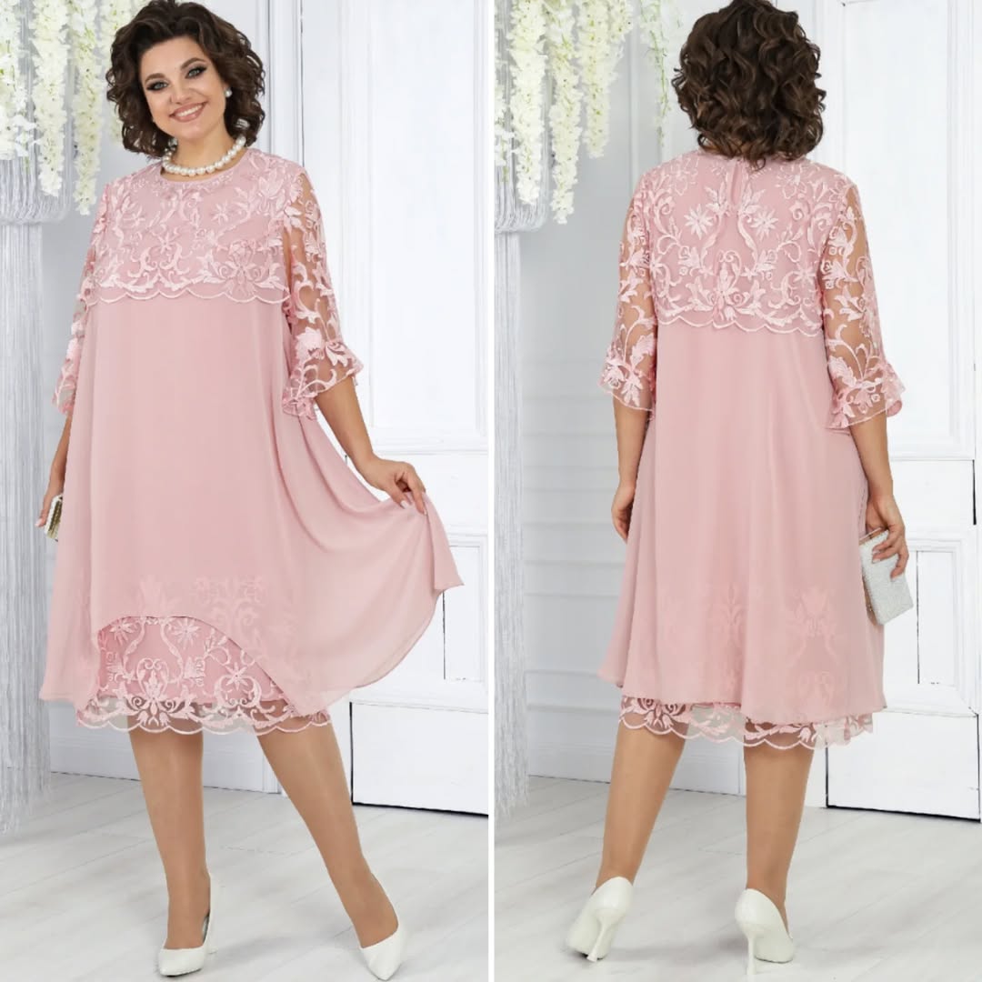Elina | Stilvolles Damen Midikleid lässig-elegant
