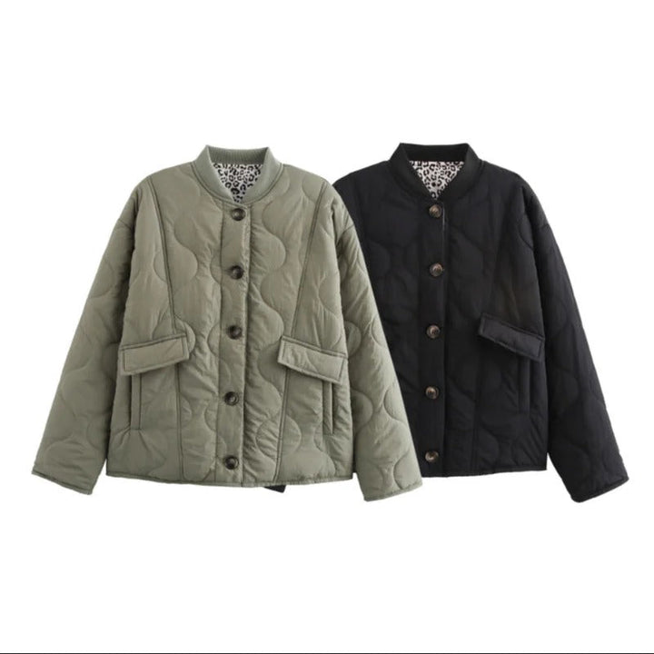 Isabelle | Jacke mit modischem Leopardenmuster