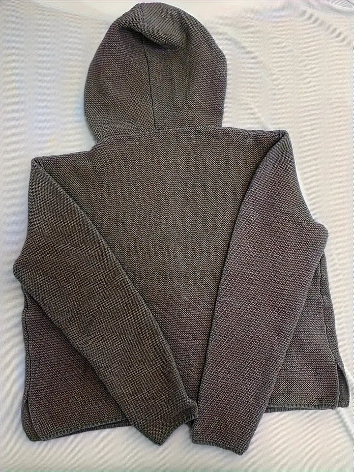 Livia | Lässige Strickjacke mit Kapuze für jeden Tag