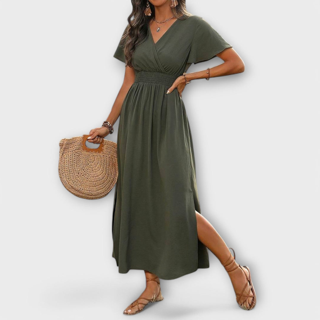 Julia | Edles Kleid mit Ärmeln Damen