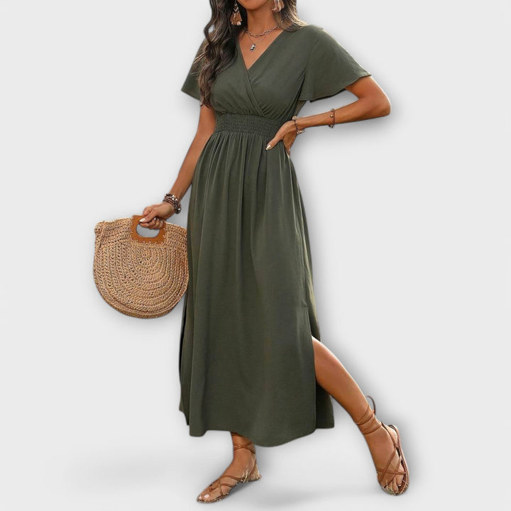 Julia | Edles Kleid mit Ärmeln Damen