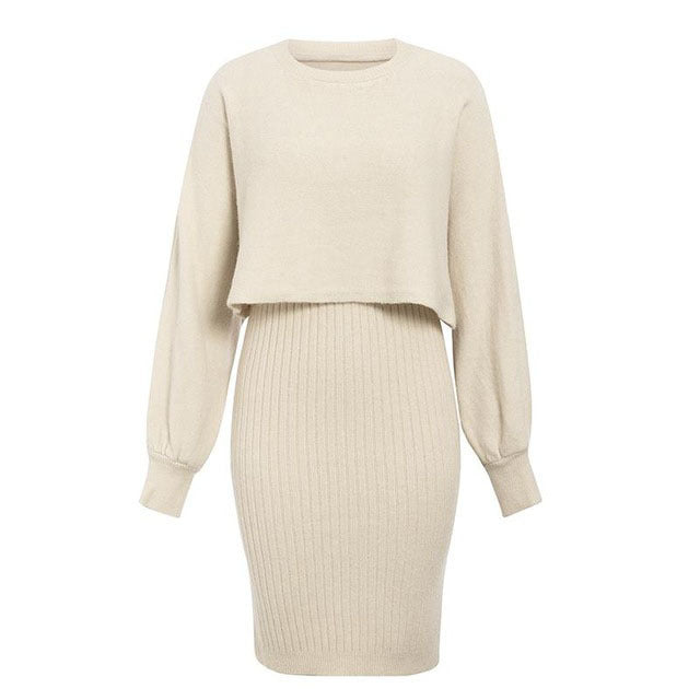 Rytra | Strickkleid-Set mit passendem Pullover