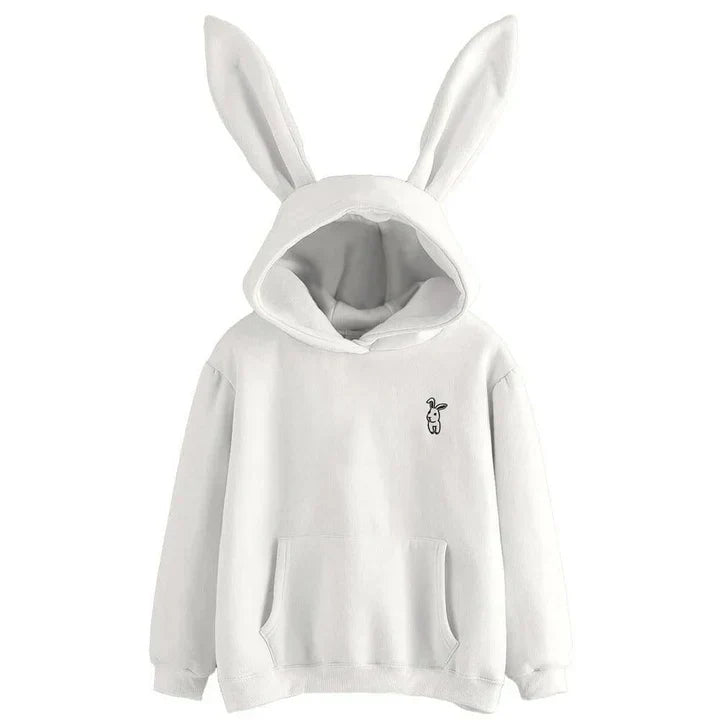 Lina | Damen Sweatshirt mit Kapuze und süßen Ohren