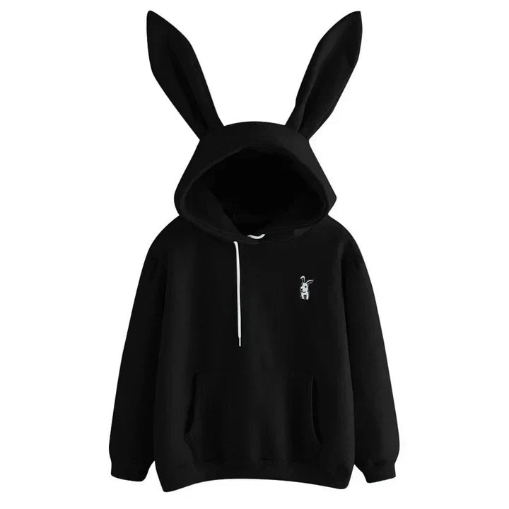 Lina | Damen Sweatshirt mit Kapuze und süßen Ohren