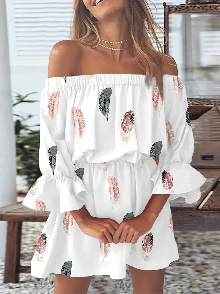 Elisa Boho Leaf Kleid für entspannte Sommertage in Stil