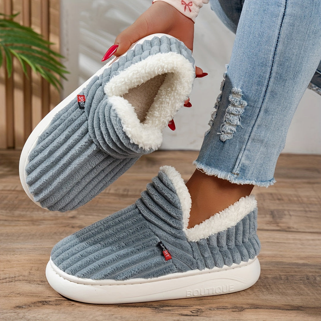 Lina | Gemütliche Plüsch-Pantoffeln für Damen