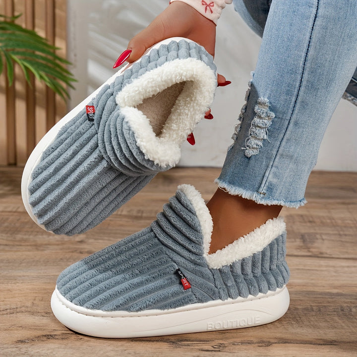 Lina | Gemütliche Plüsch-Pantoffeln für Damen