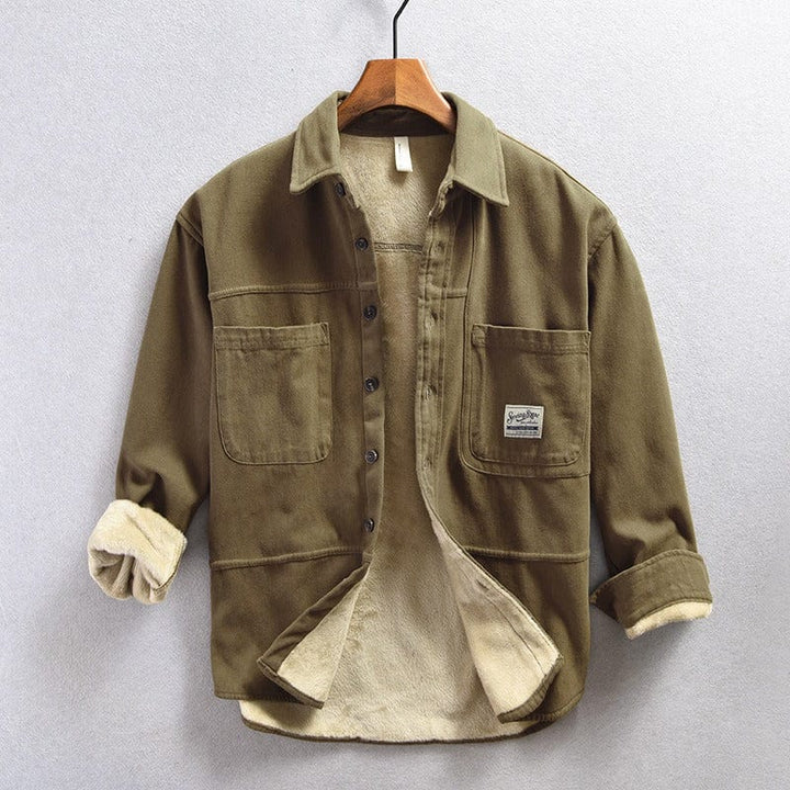 Outdoorhemd aus weichem Sherpa-Fleece