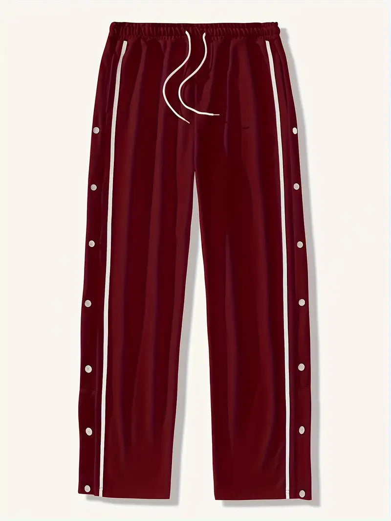 Lino | Locker geschnittene Sporthose mit Knopfdetails