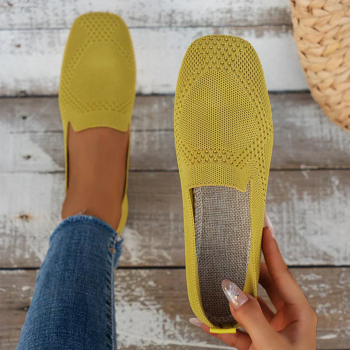 Lucie | Woven Orthopädische Mokassins