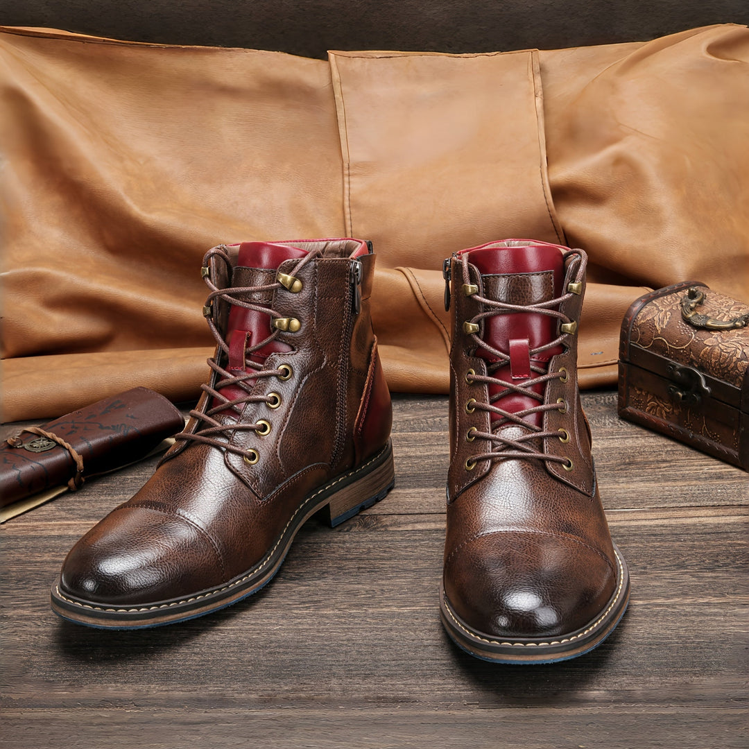 Jonah | Klassische Brogue-Stiefel im Heritage-Stil