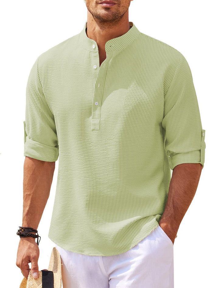 Noah | Elegantes Leinenhemd Herren Stil
