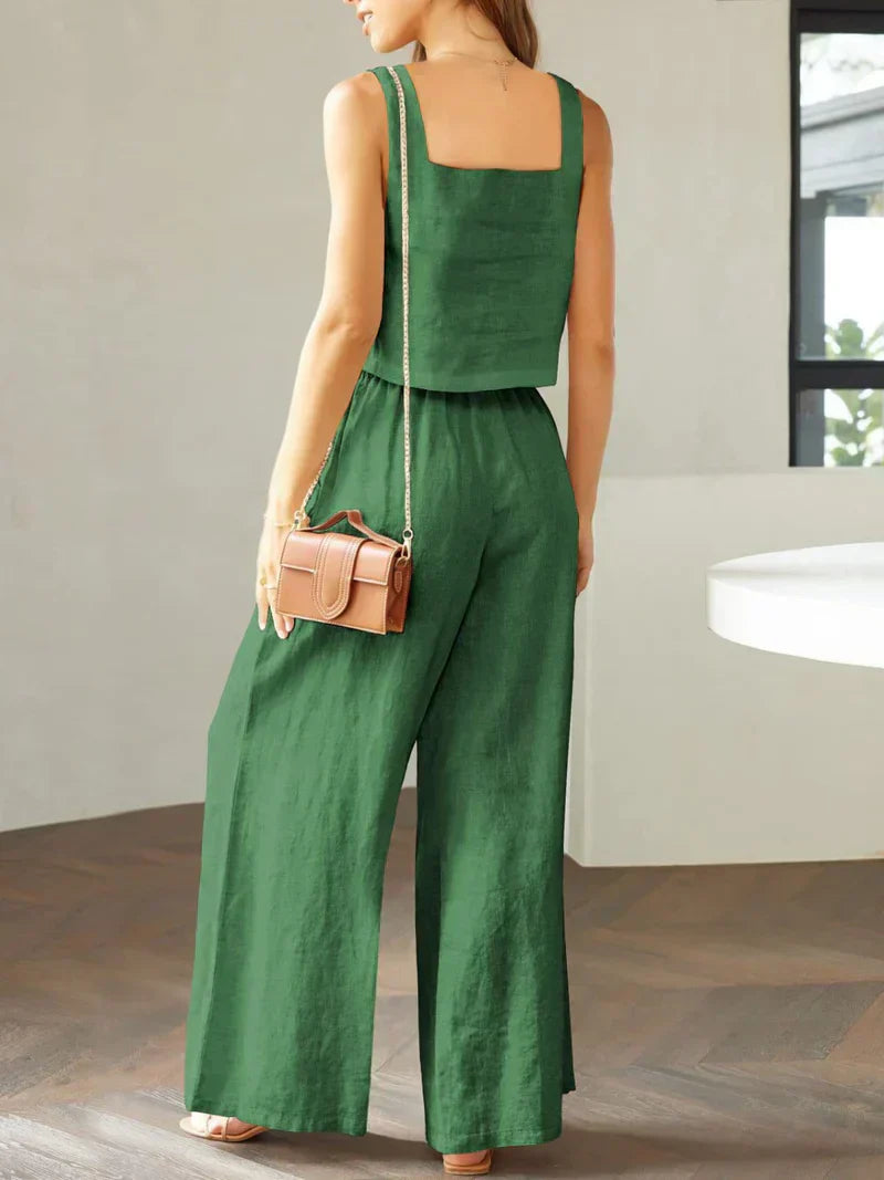 Sofia | Komfortables Damen Set aus Top und Hose