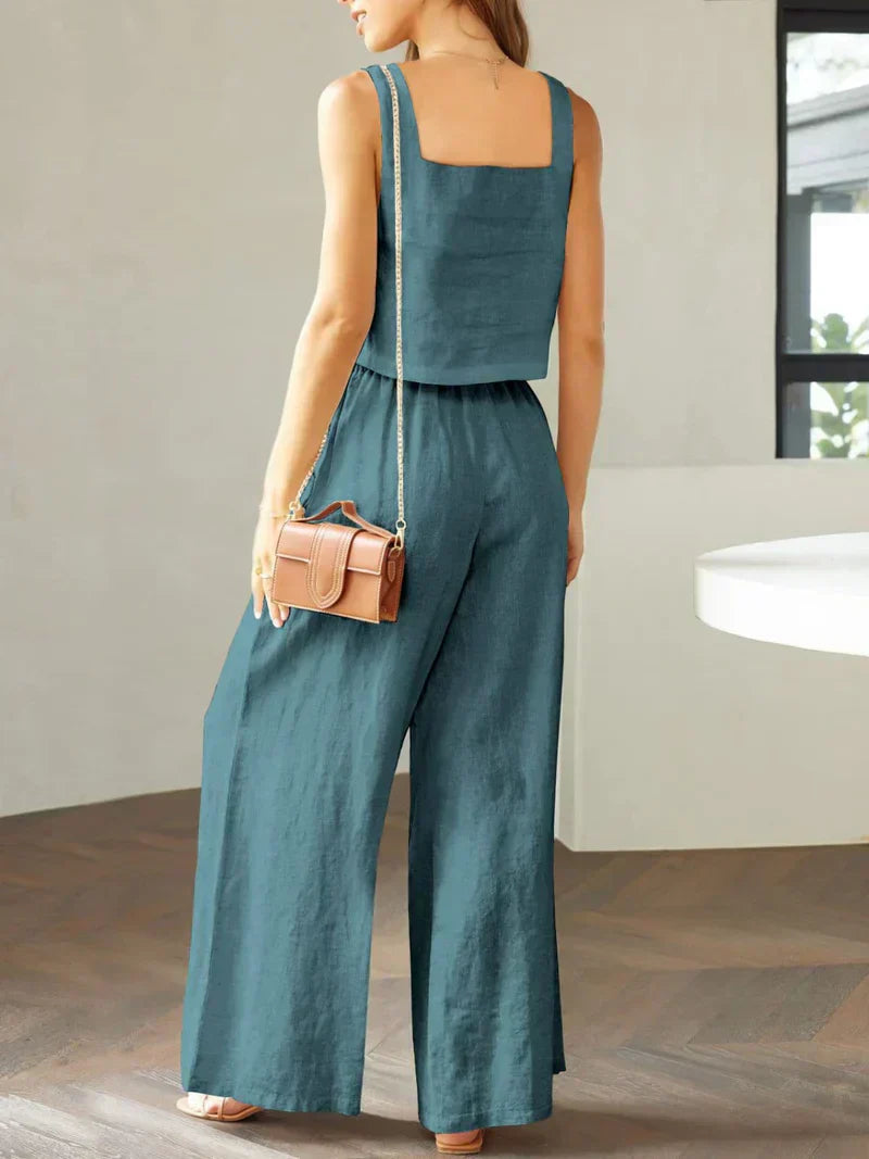 Sofia | Komfortables Damen Set aus Top und Hose