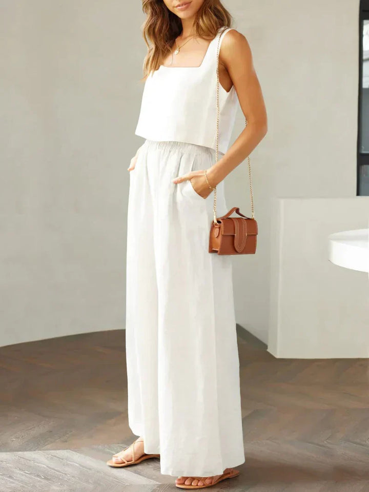 Sofia | Komfortables Damen Set aus Top und Hose