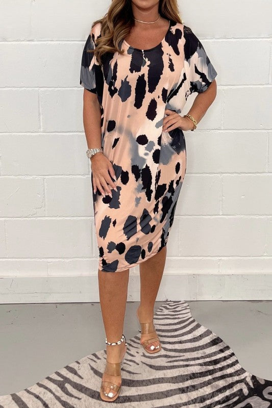 Jemma | Mehrfarbiges Kleid im angesagten Design