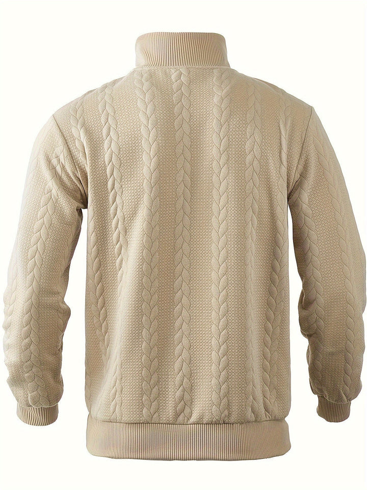 Olivier | Herren-Sweatshirt im Vintage-Stil mit Zipper