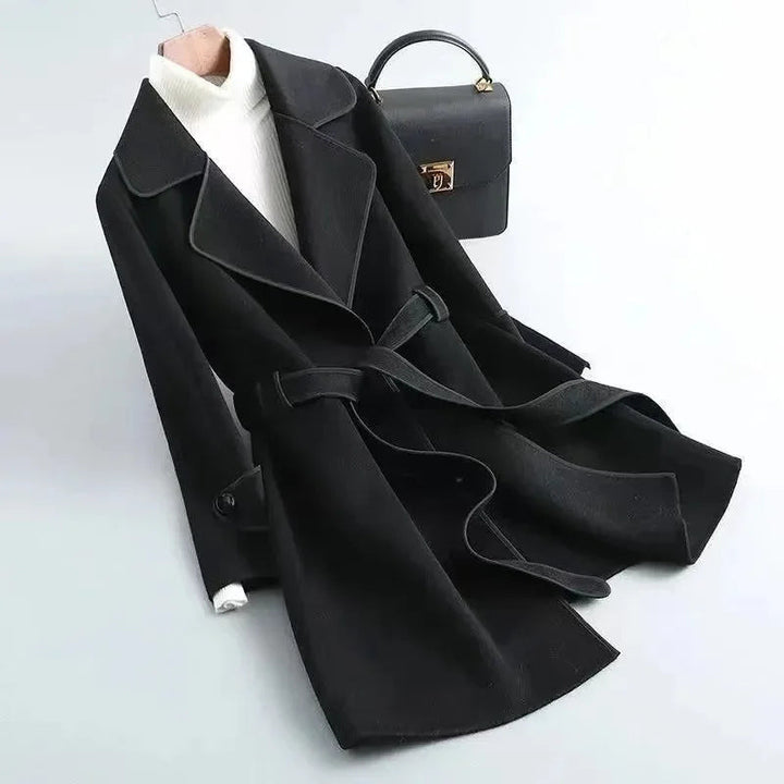 Elena | Eleganter Trenchcoat mit Reverskragen & Gürtel