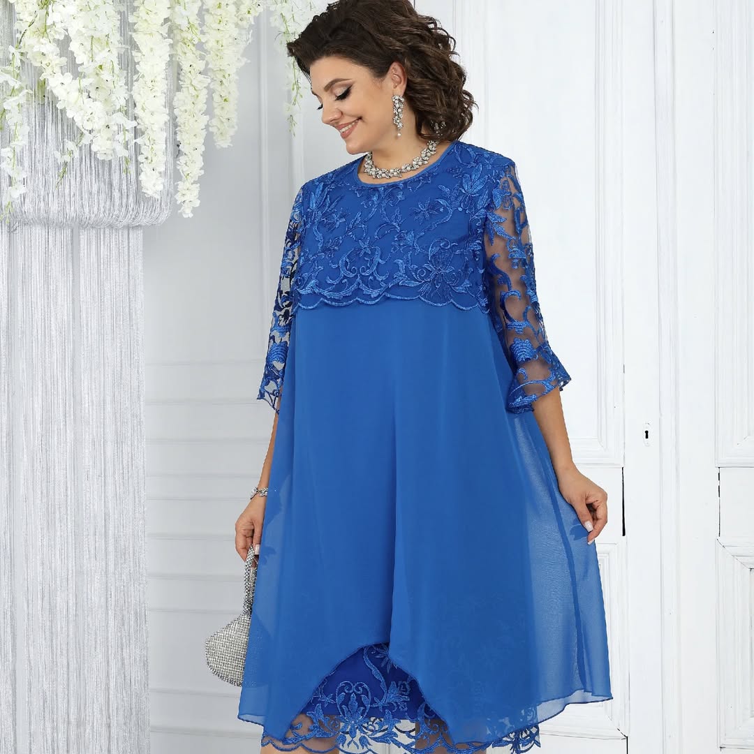Elina | Stilvolles Damen Midikleid lässig-elegant
