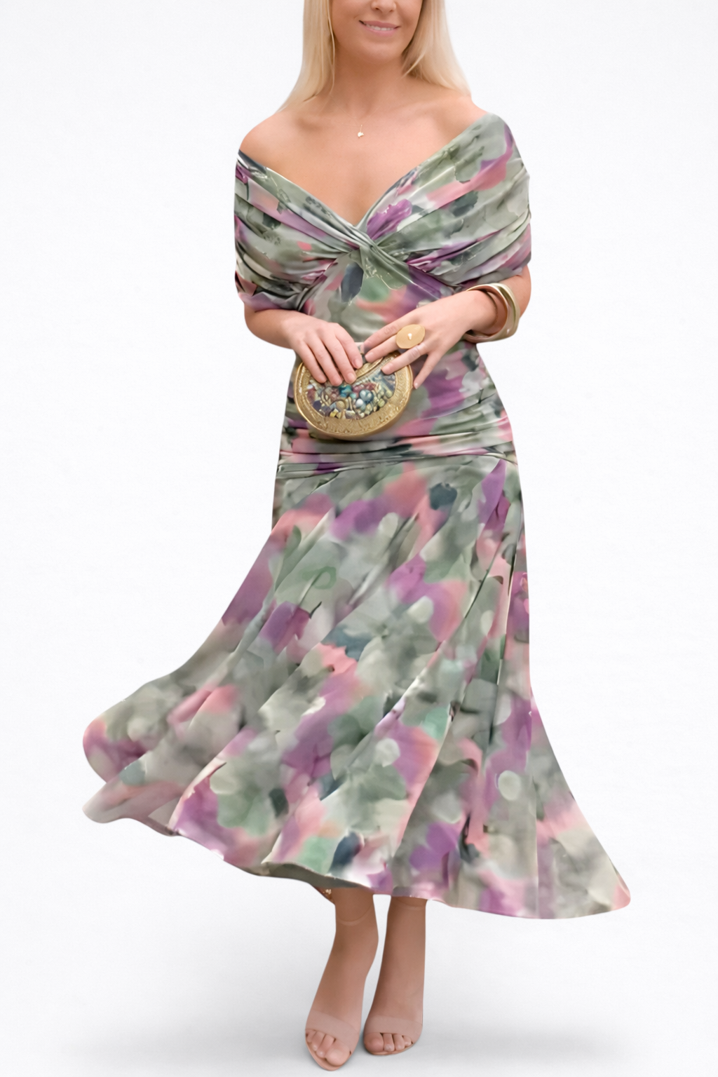 Juliana | Fließendes Maxikleid für Damenmode