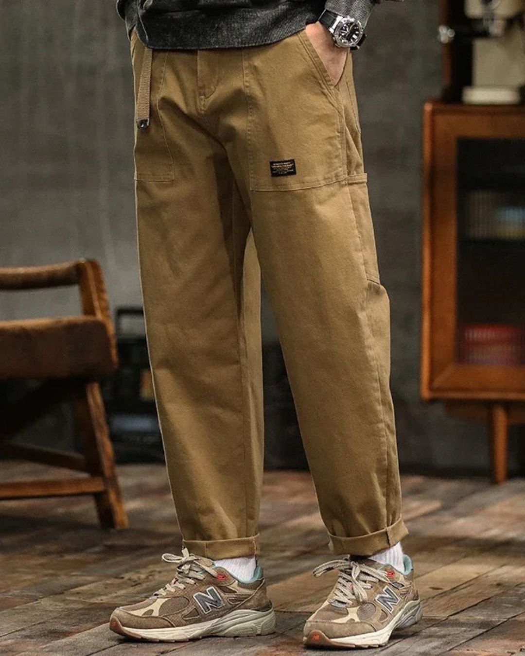 Leon | Vintage Cargo-Hosen im lässigen Stil