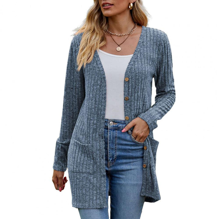 Adele | Kuschelige Strickjacke mit praktischen Taschen