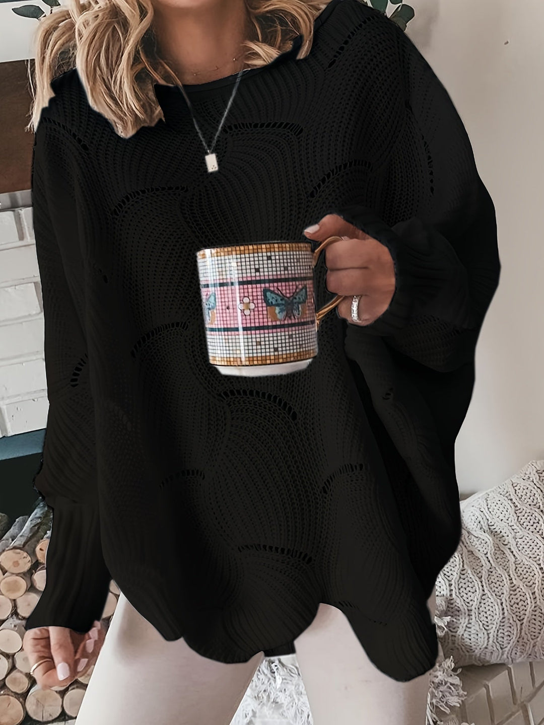 Yoko | Damenpullover aus geripptem Strickstoff