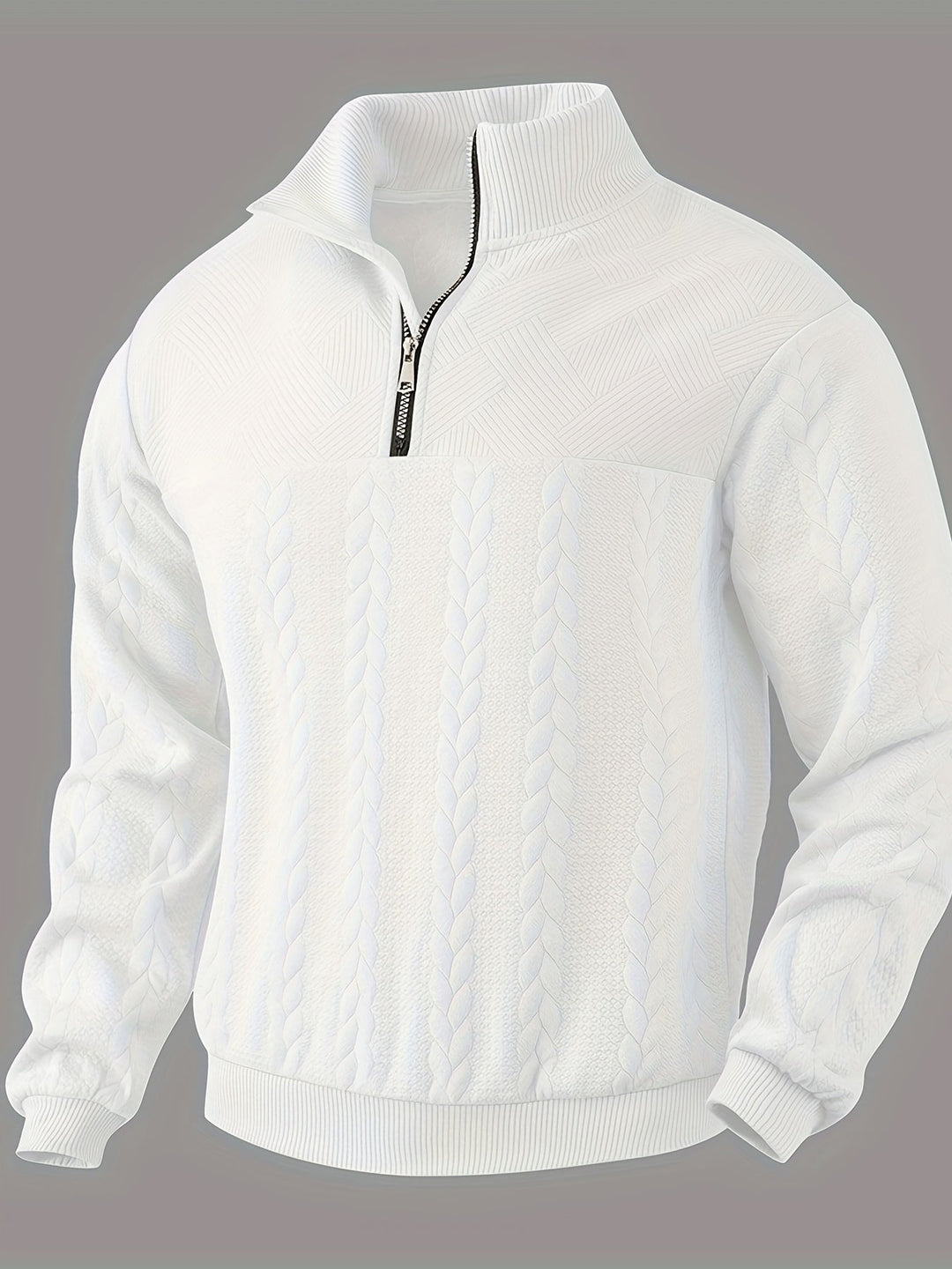 Olivier | Herren-Sweatshirt im Vintage-Stil mit Zipper