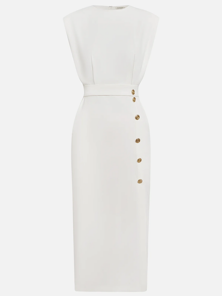 Valeria | Stilvolles Freizeitkleid Damen mit V-Ausschnitt
