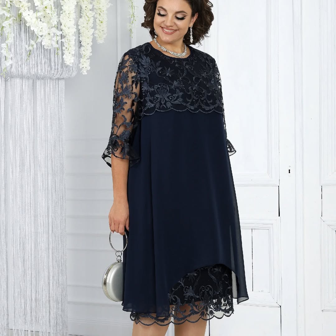 Elina | Stilvolles Damen Midikleid lässig-elegant