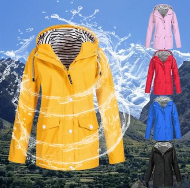 Ilektra | Elegante Langärmelig Wasserdicht KapuzenPullover