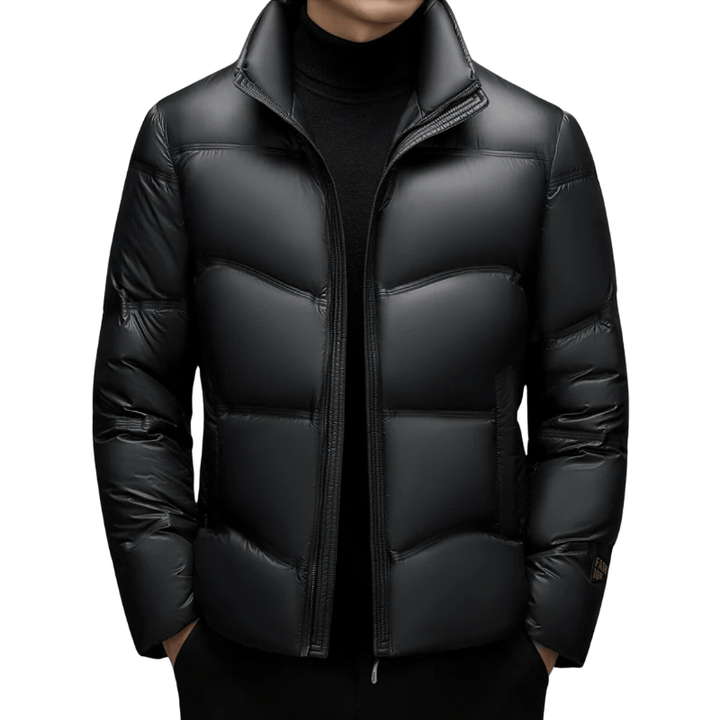 Jacke Obsidian mit Reißverschluss und Kapuze