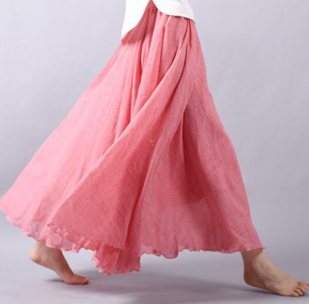 Ellery | Weiter Leinenrock mit Sommerlook
