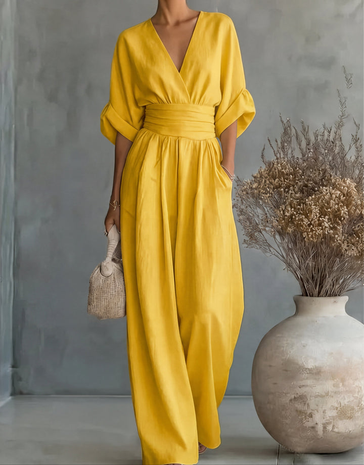 Emma | Eleganter Jumpsuit Mit Weitem Bein
