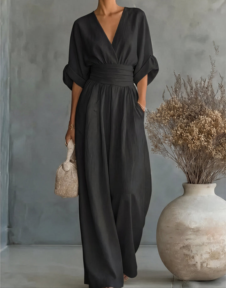Emma | Eleganter Jumpsuit Mit Weitem Bein