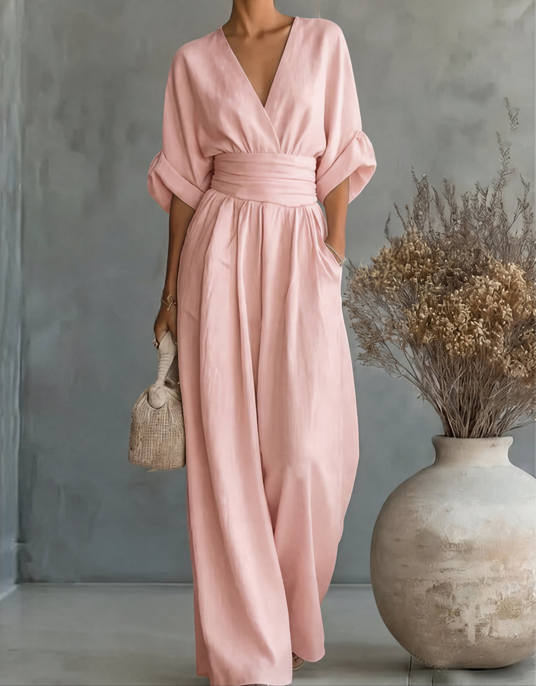 Emma | Eleganter Jumpsuit Mit Weitem Bein