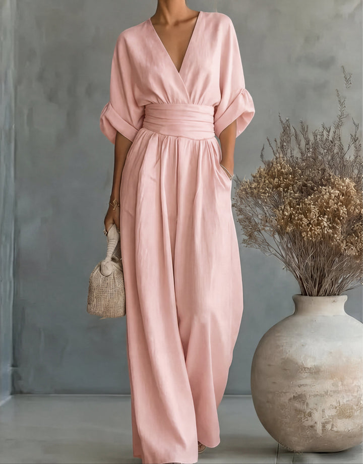 Emma | Eleganter Jumpsuit Mit Weitem Bein