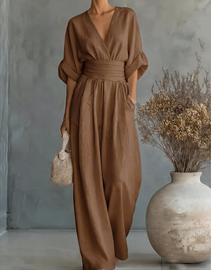 Emma | Eleganter Jumpsuit Mit Weitem Bein