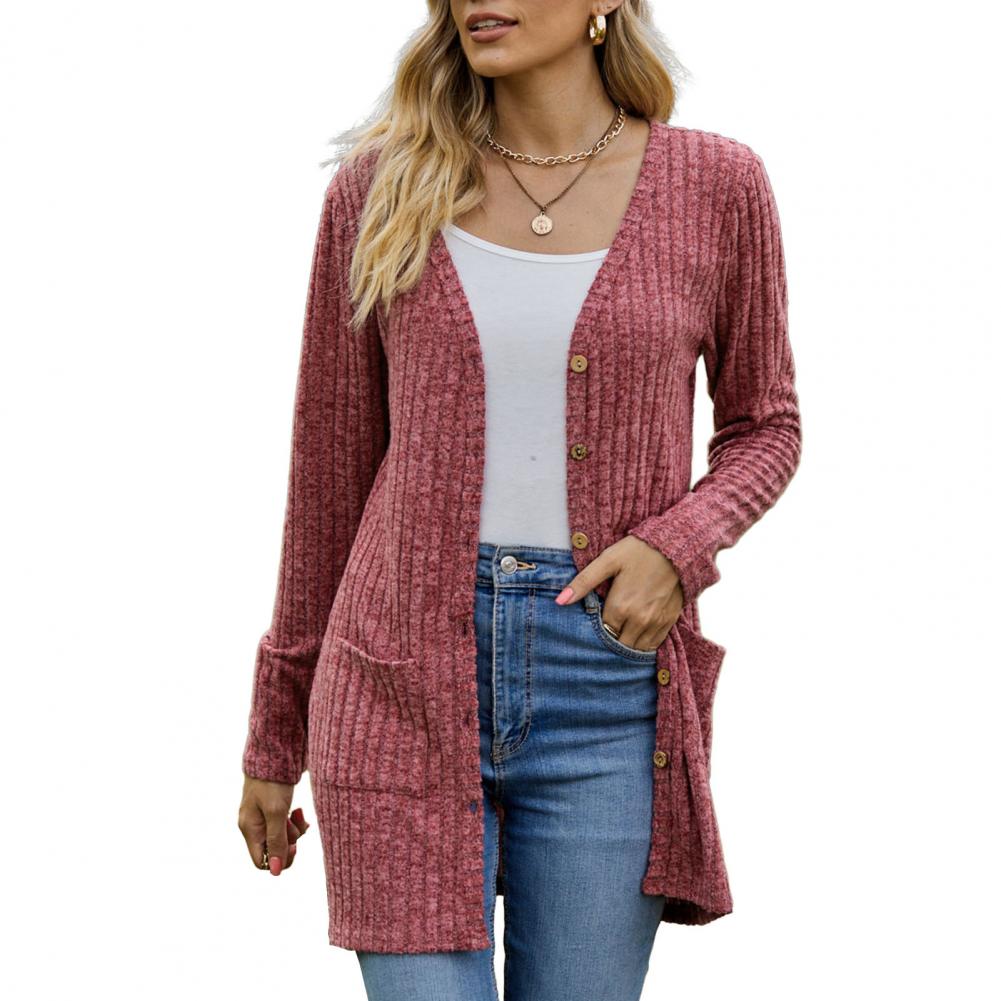 Adele | Kuschelige Strickjacke mit praktischen Taschen