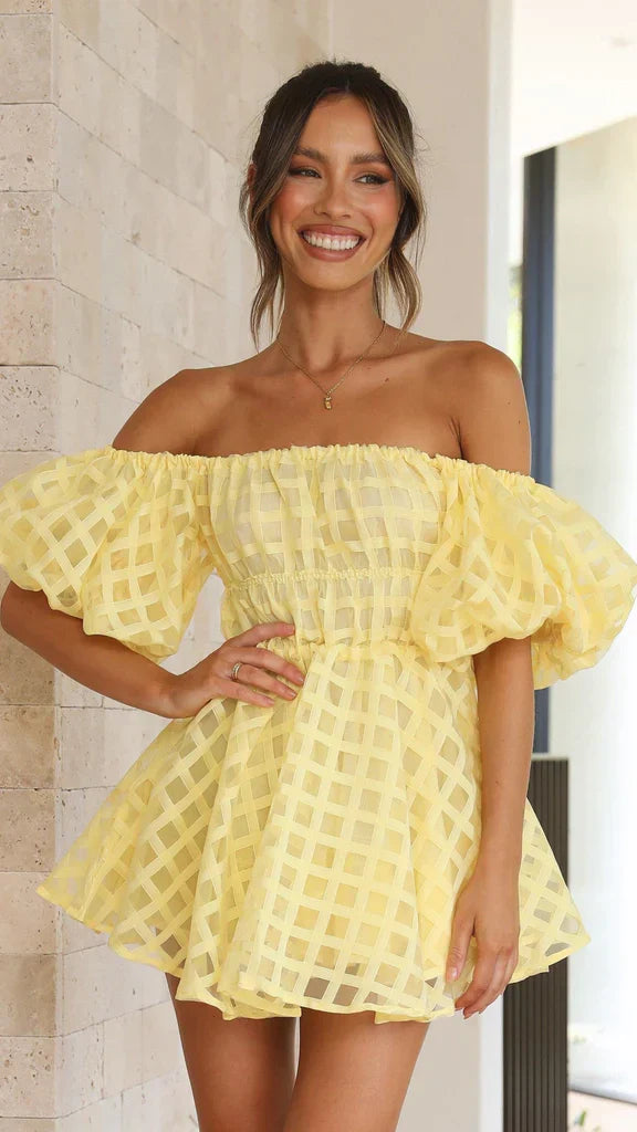 Ivy | Verspieltes Minikleid mit Puffärmeln