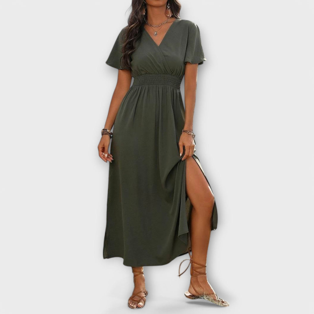 Julia | Edles Kleid mit Ärmeln Damen