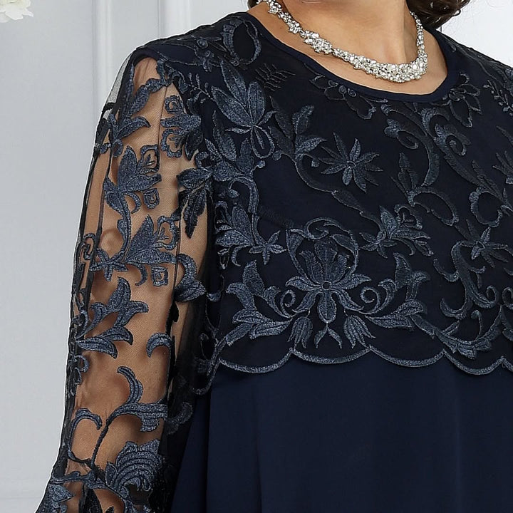 Elina | Stilvolles Damen Midikleid lässig-elegant