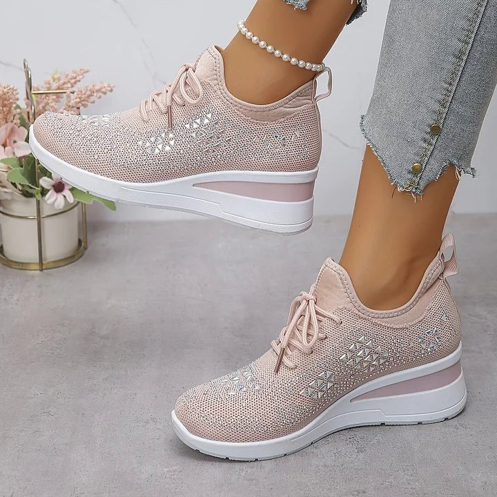 Elena | Funkelnde Damen-Sneakers modern & cozy