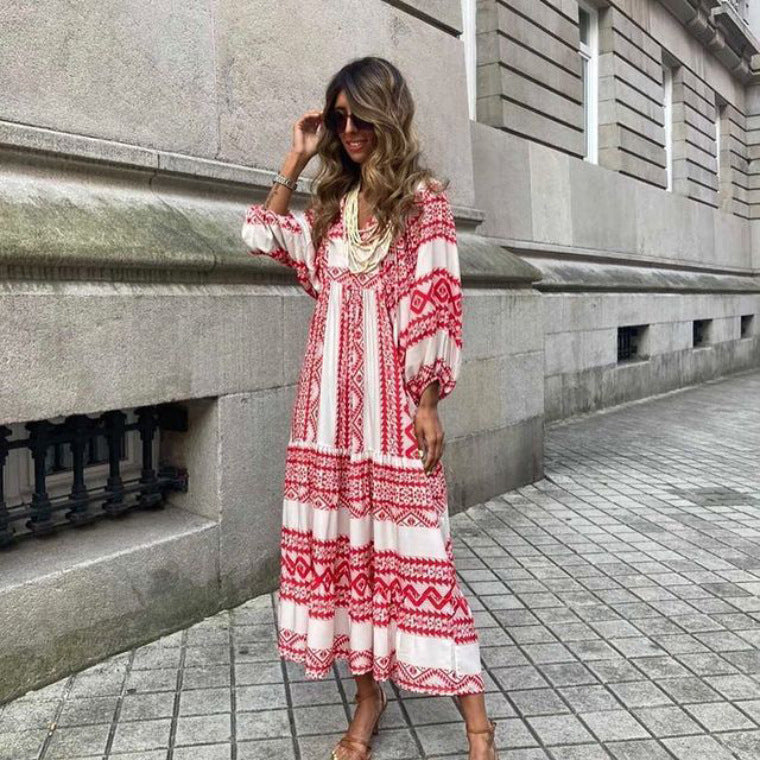 Soraya | Bequemes Maxikleid mit fließendem Schnitt für modebewusste Frauen