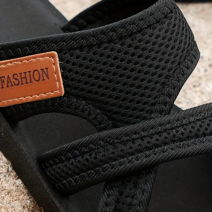 Celia | Perforierte Mesh-Sandalen mit Komfortsohle