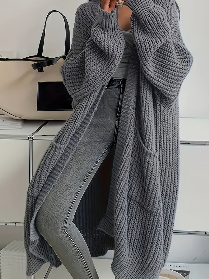 Lena | Zeitloser Longline Strickcardigan Damen
