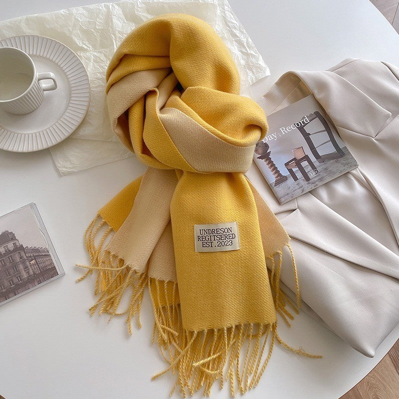 Kaschmirschal mit Fransen für stilvolle Looks