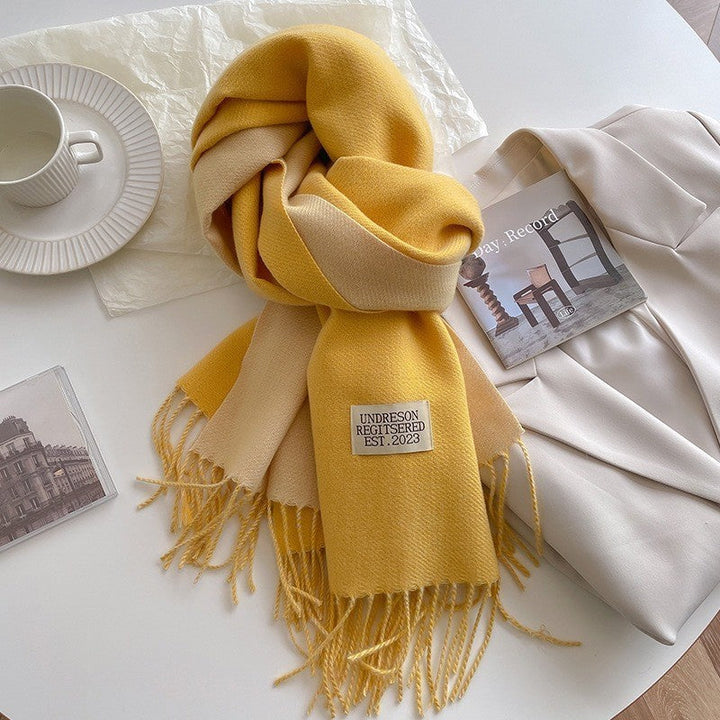 Kaschmirschal mit Fransen für stilvolle Looks