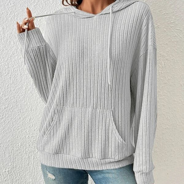 Lata | Damen Hoodie mit Kordelzug und Seitentaschen