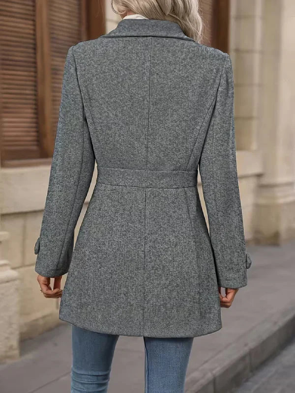 Hanna | Eleganter Tweed-Wintermantel Damen modern